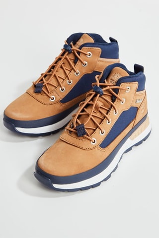 Zapatillas altas de trekking de piel - Marrón