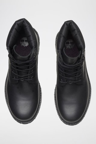 Botines de piel - Negro