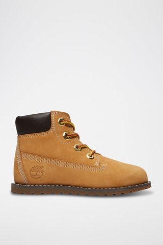 Botines de piel - Marrón claro