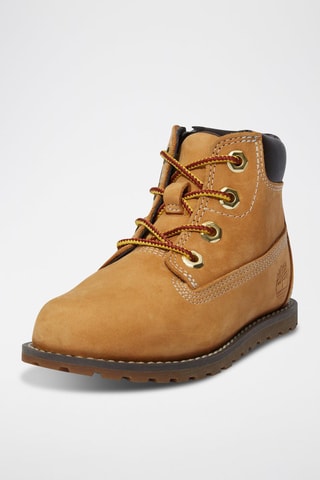 Botines de piel - Marrón claro