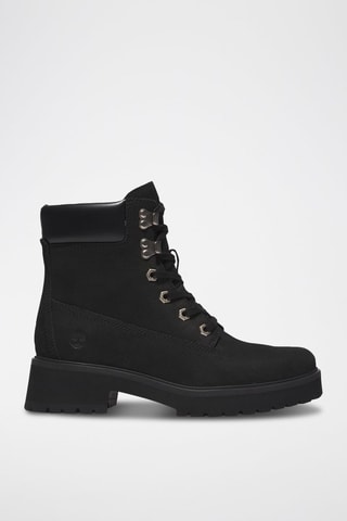 Botines de piel - Negro