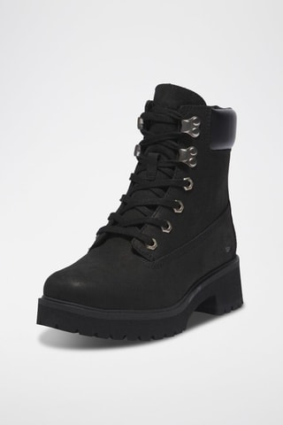 Botines de piel - Negro