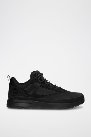 Zapatillas de piel - Negro
