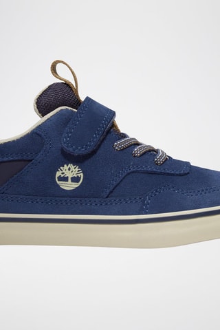 Zapatillas de piel - Azul