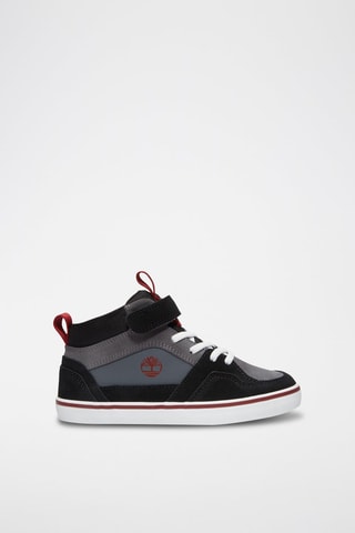 Zapatillas altas de piel - Gris