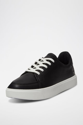 Zapatillas de piel - Negro