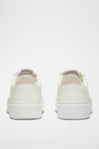 Leren Platform Sneakers - Wit