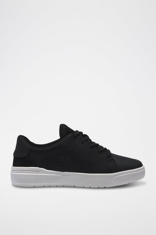 Zapatillas de piel - Negro