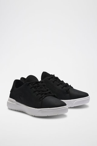 Zapatillas de piel - Negro