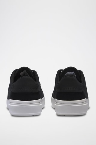 Zapatillas de piel - Negro
