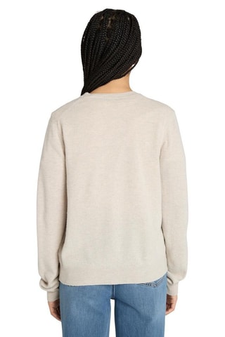 Cárdigan de lana merino - Beige