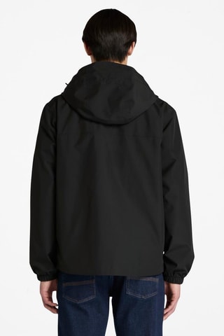 Impermeable con capucha - Negro
