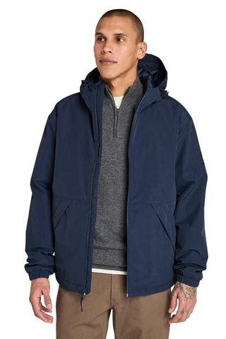 Impermeable con capucha - Azul marino