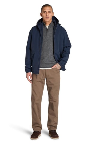 Impermeable con capucha - Azul marino