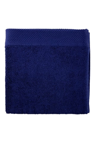 Toalha de mãos - Azul-marinho - 50 x 100 cm