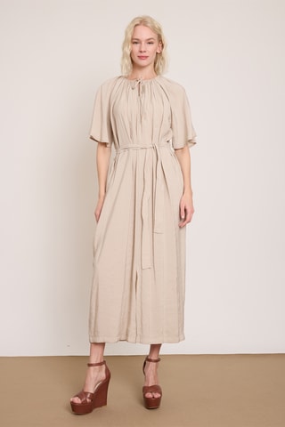 Robe midi - Beige