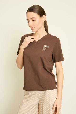 T-shirt - Marron