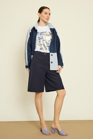 Bermudas loose - Azul marino