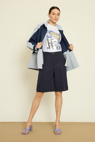 Bermudas loose - Azul marino
