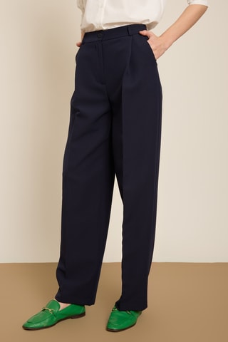 Pantalon carotte - Bleu marine