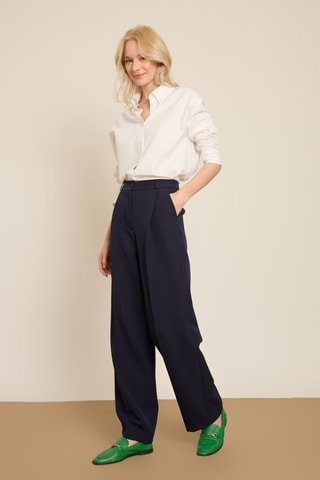 Pantalon carotte - Bleu marine
