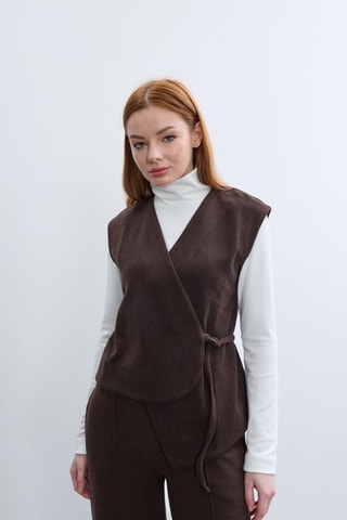 Gilet sans manches - Marron