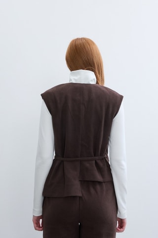 Gilet sans manches - Marron
