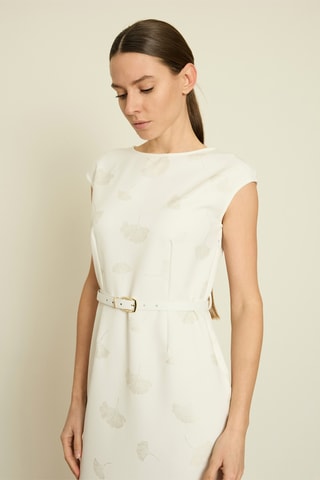 Robe droite - Écru