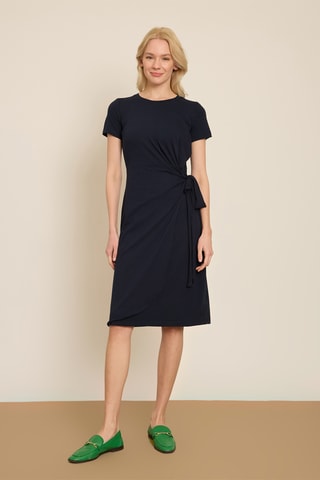 Robe droite - Bleu marine