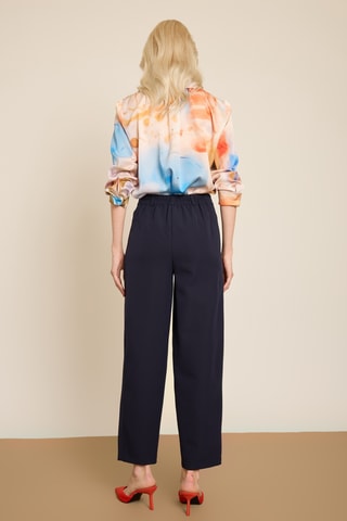 Pantalon carotte 7/8 - Bleu marine