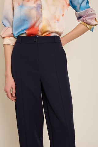 Pantalon carotte 7/8 - Bleu marine