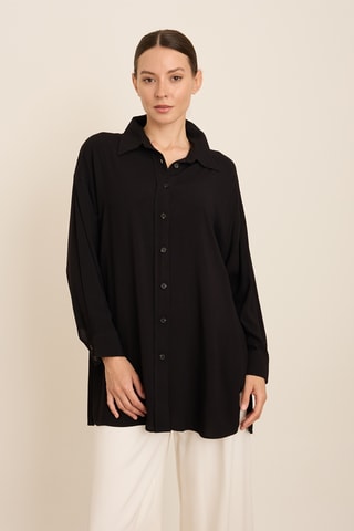Chemisier oversize - Noir