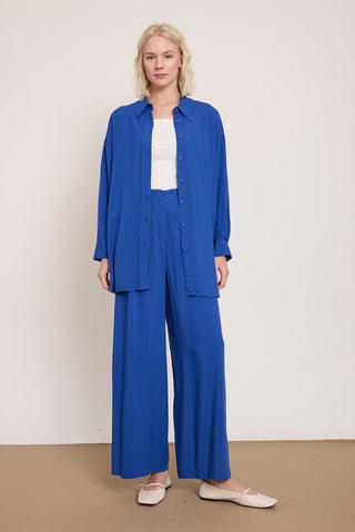 Chemisier oversize - Bleu