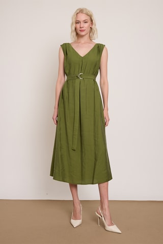 Robe midi - Vert