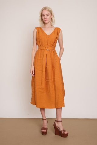 Robe midi - Orange