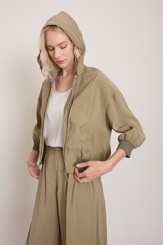 Veste à capuche - Taupe