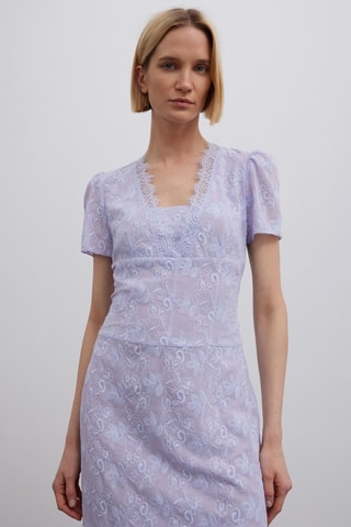 Robe midi - Violet
