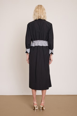 Vestido-camisa - Preto