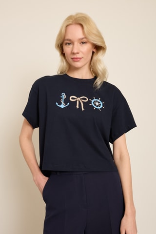 T-shirt - Bleu marine