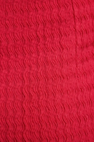 Falda midi de talle alto - Rojo