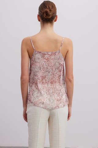 Top - Rose et blanc