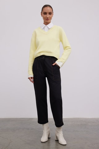 Pantalón carrot - Negro