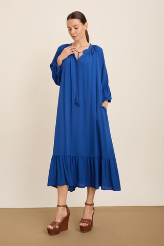 Vestido comprido - Azul