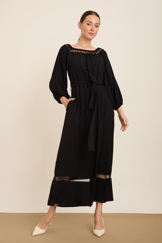 Vestido comprido - Preto