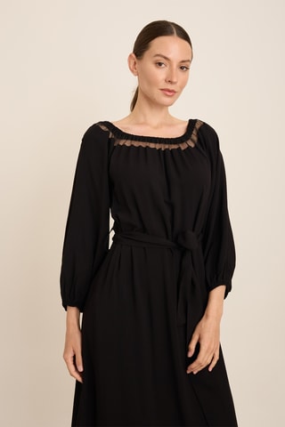 Vestido comprido - Preto