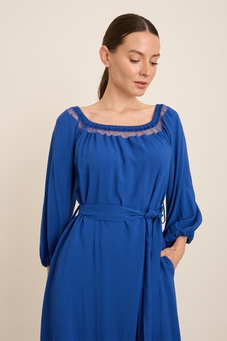 Vestido comprido - Azul