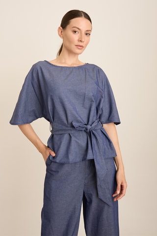 Blouse - Bleu