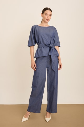 Blouse - Bleu