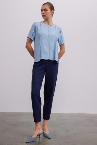 Blouse - Bleu