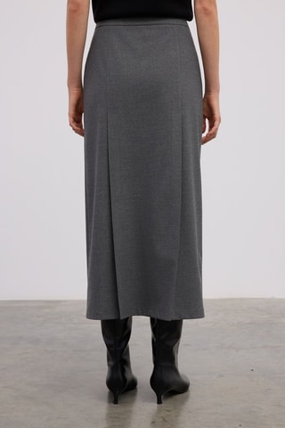 Falda larga - Gris